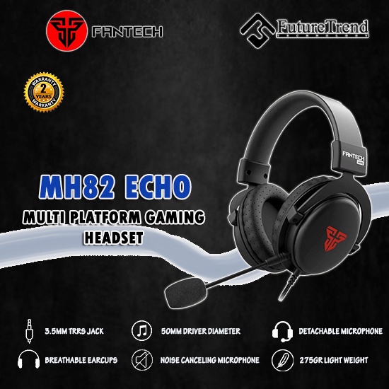 FANTECH MH82 ECHO Multi Platform Single 3.5mm TRRS Jack Gaming Headset