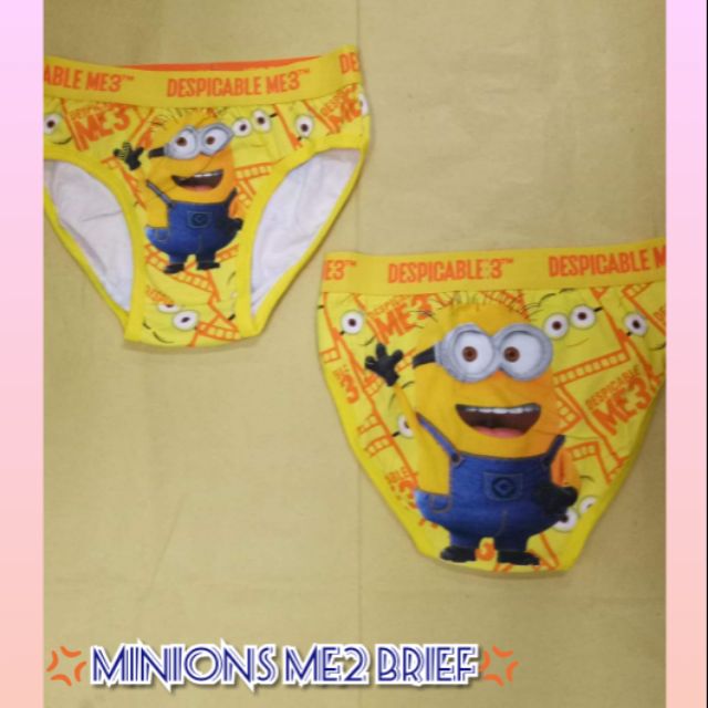 sale! Despicable Me Minions Brief For Kids underwear for boys innerwear for  baby #trianawears cotton