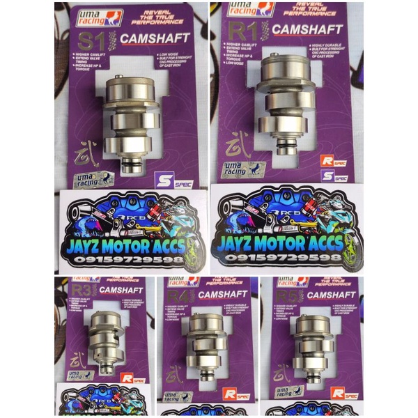 UMA RACING CAMSHAFT S1,R1,R3,R4,R5 | Shopee Philippines