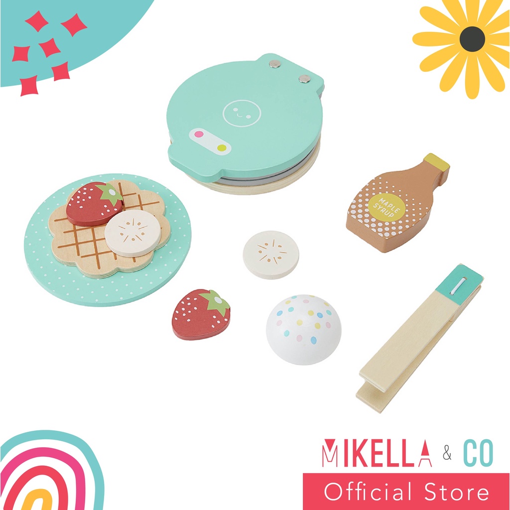11 Piece Waffle Maker (Anko Wooden Toy) Shopee Philippines