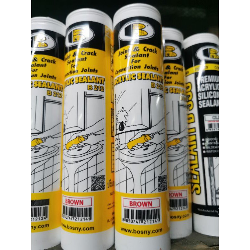 Bosny Acrylic Sealant B212 | Shopee Philippines