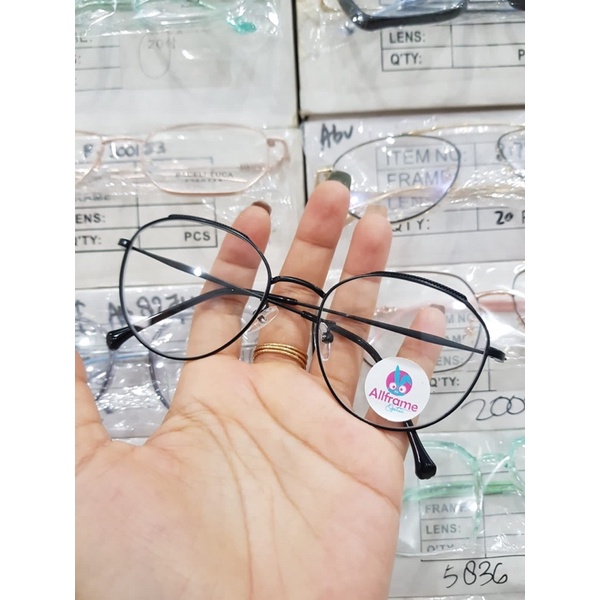 Simple round iron glasses for men and women 8008 anti-radiation blueray ...