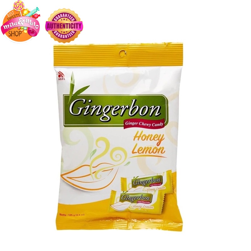 Gingerbon Honey Lemon Ginger Chewy Candy Shopee Philippines