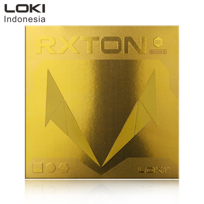 LOKI RXTON 3 Rubber Pingpong - BLACK - Table Tennis | Shopee Philippines