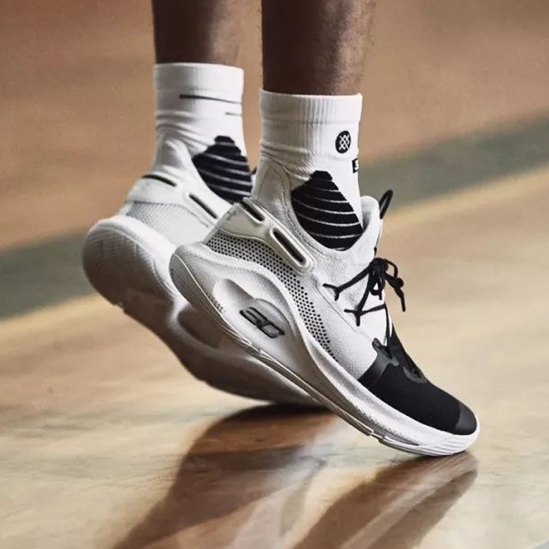 Black and white stephen cheap curry shoes