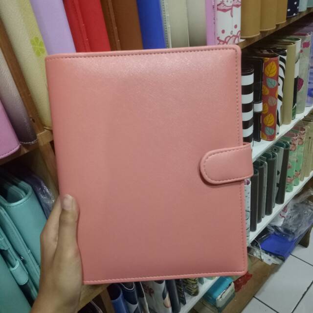 Binder Ready Plain Fiber Leather B5 (26 rings) | Shopee Philippines