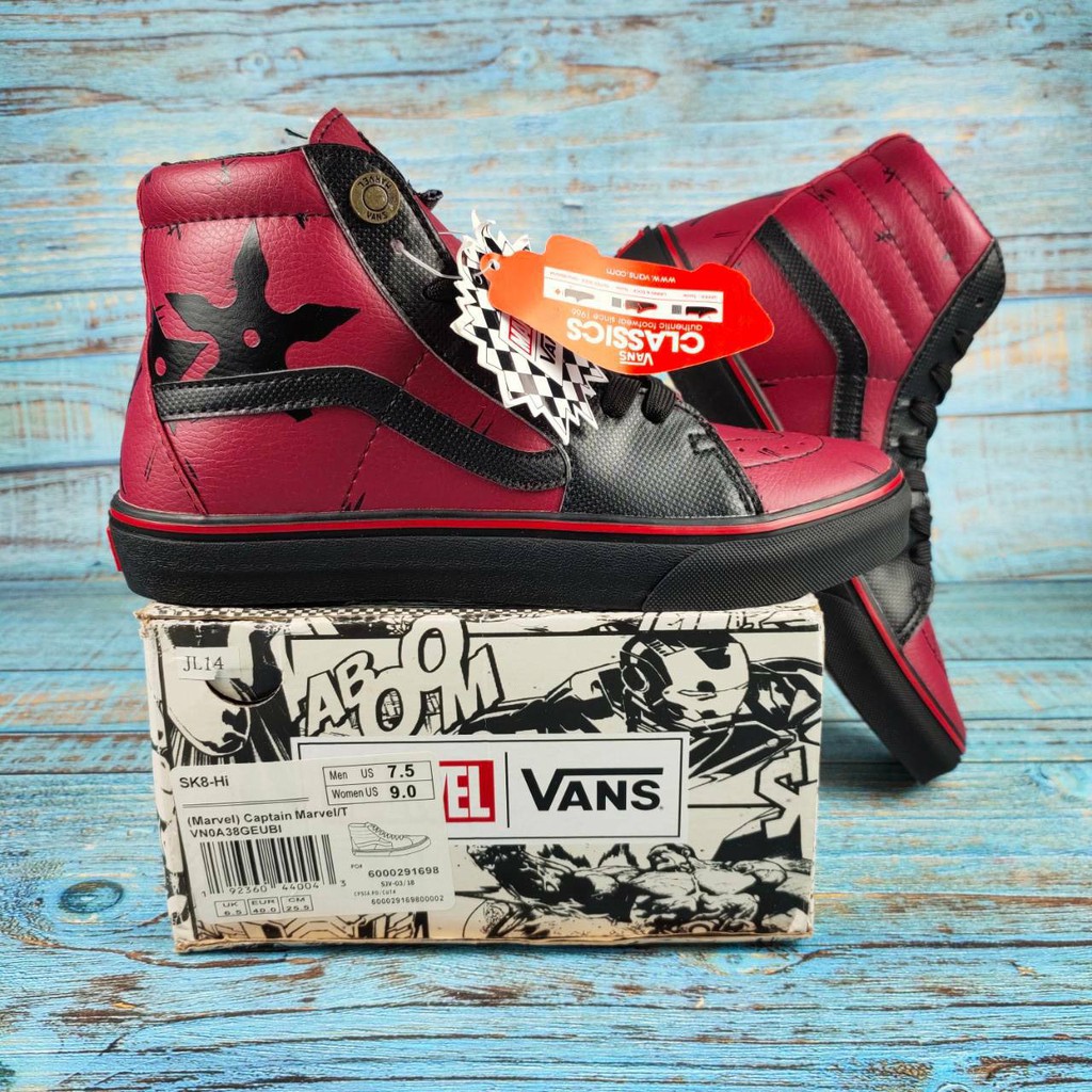 Deadpool best sale vans shoes