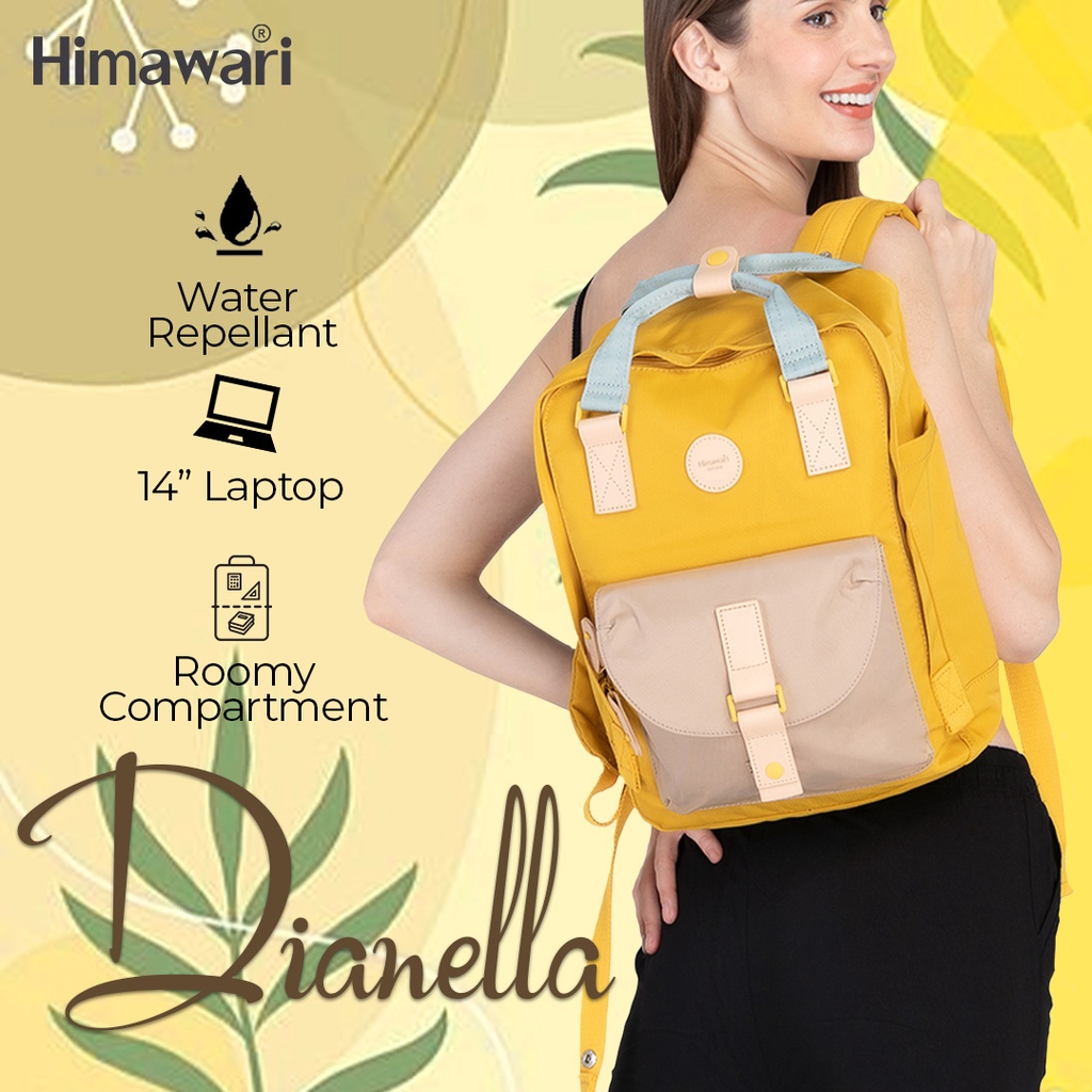 Himawari 2024 backpack yellow