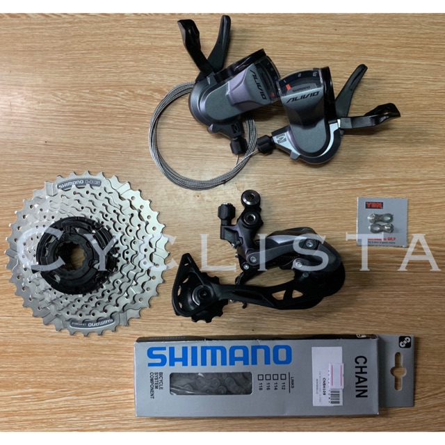 SHIMANO Alivio M4000 9 Speed Upgrade Kit Shopee Philippines