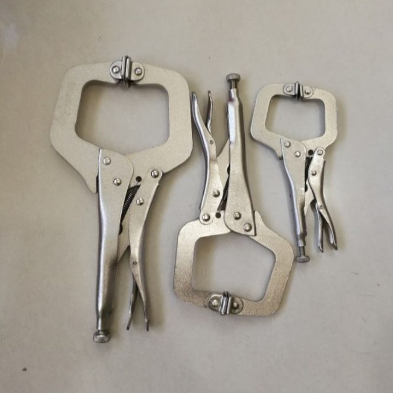 flyman locking quick C clamp alloy steel vise grip Shopee Philippines