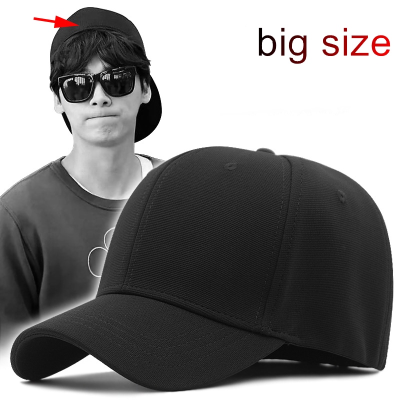 Men Women Baseball Cap big size 6065 cm Outdoor Summer Sun Caps Hip