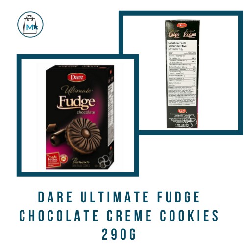 Dare Ultimate Fudge Chocolate Creme Cookies (290g) Shopee Philippines
