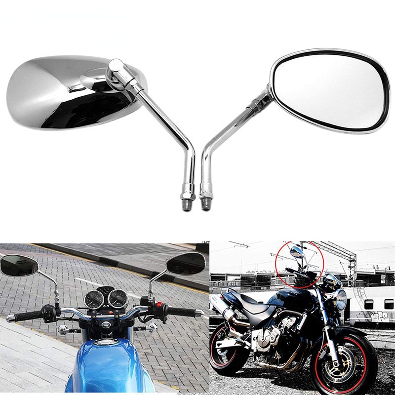 Jual &2Pcs/Pair Motorcycle Rearview Mirror Electrombile Scooter E-Bike