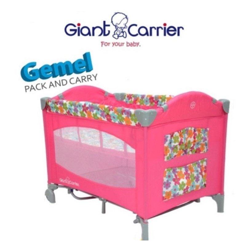 Giant carrier outlet crib size