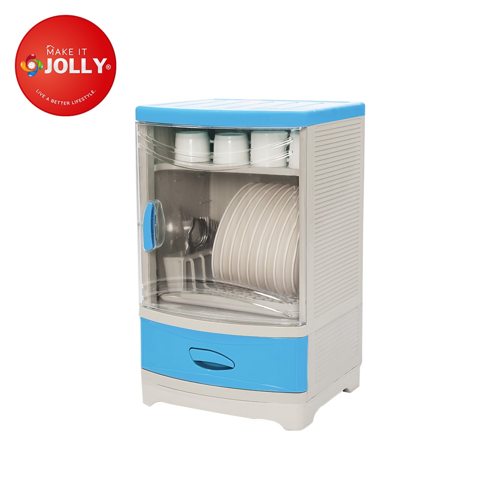 JOLLY PLASTIC Aloha Dish Drainer With Drawer Shopee Philippines