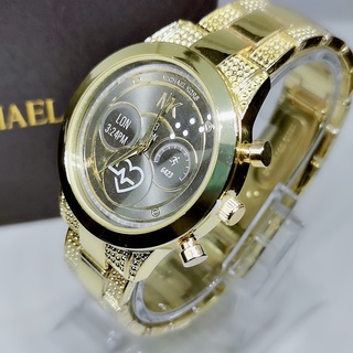 Mk smart watch online gold