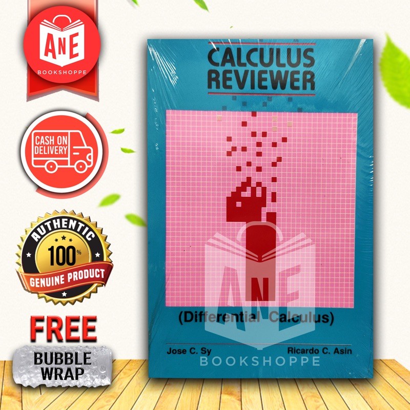 ORIGINAL CALCULUS REVIEWER 1 (Differential Calculus) by Asin&Sy Shopee Philippines