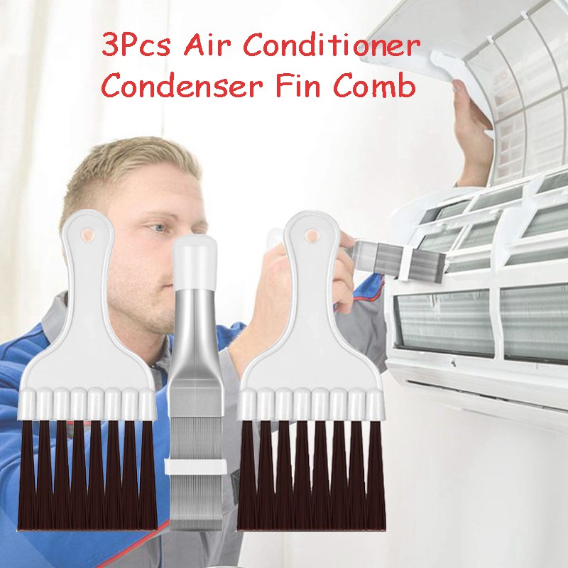 3 Pieces Condenser Comb, Air Conditioner Cleaner Refrigerator Coil ...