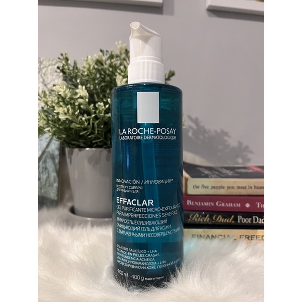 AUTHENTIC La Roche Posay Effaclar MicroPeeling Purifying Gel Body and Face 400 mL Shopee