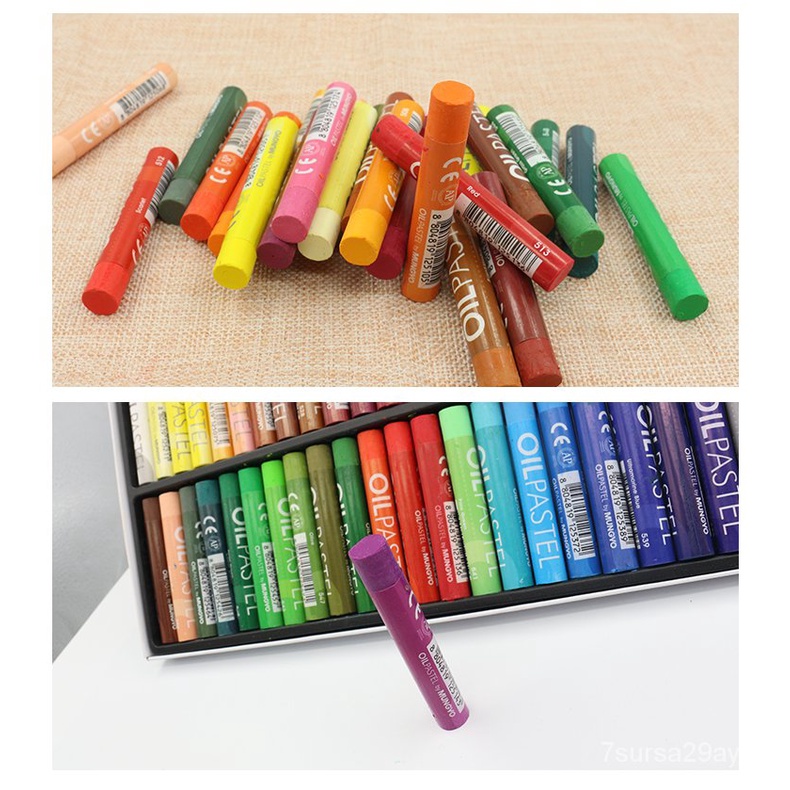 Mungyo Gallery Artists' Oil Pastels Set Of 12,24 - Metallic + Fluorescent  Coulurs,easy To Draw With A Smooth Touch,art Supplies - Crayons/water-color  Pens - AliExpress