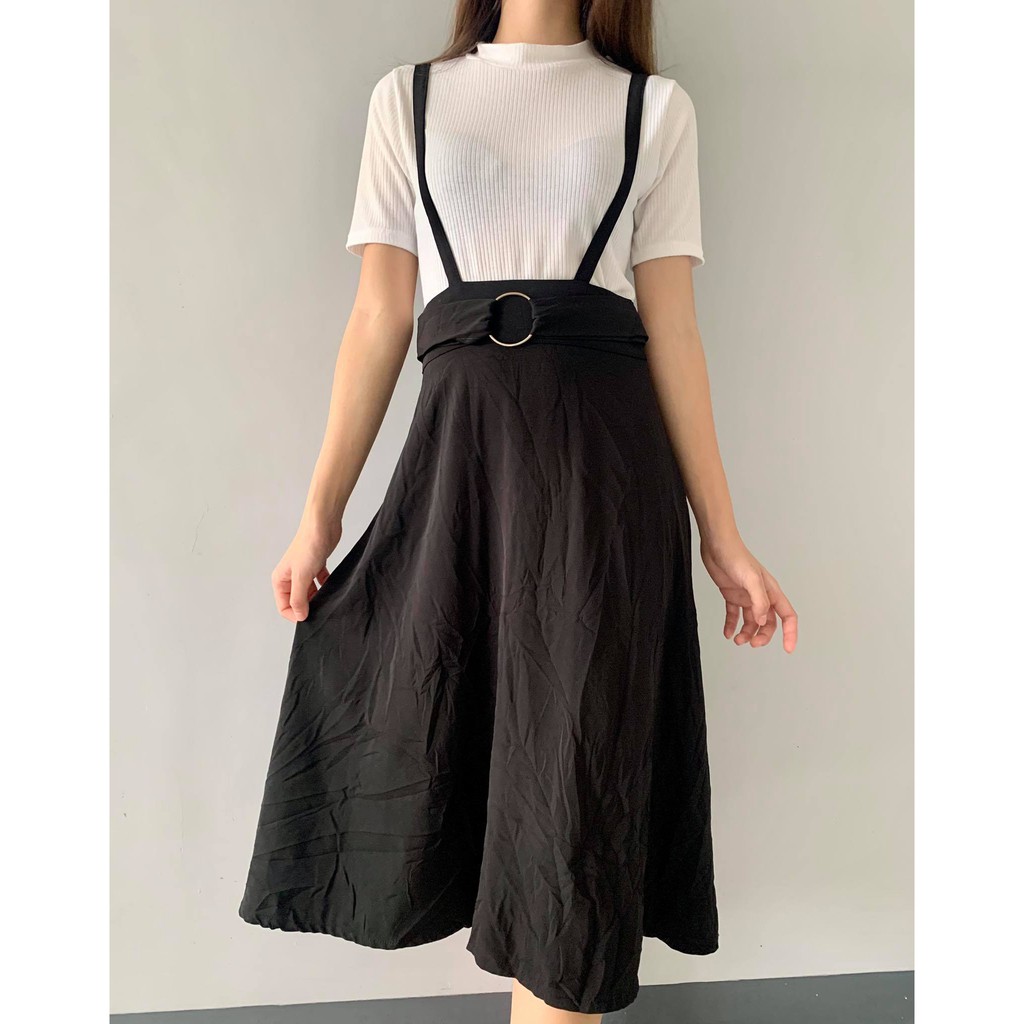 Black Long Jumper Skirt Shopee Philippines