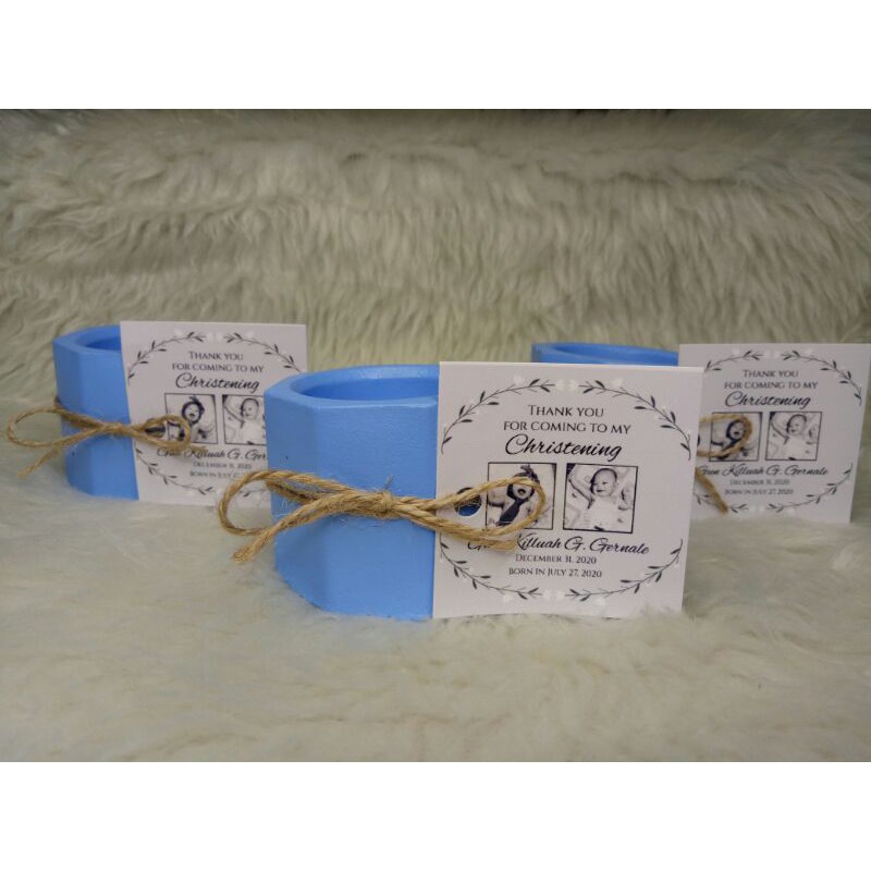 Baby Boy Christening / Baptismal Souvenir Birthday Souvenir Shopee Philippines