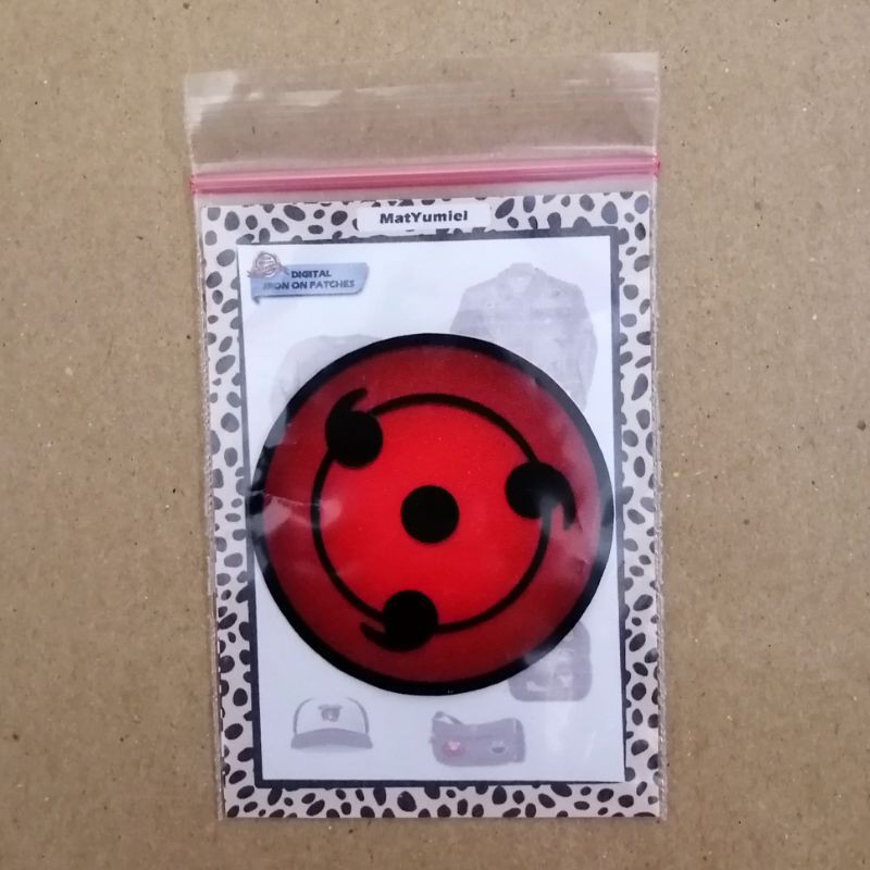 Iron On Patch - Naruto Sharingan Eyes Hidden Leaf Akatsuki | Shopee ...