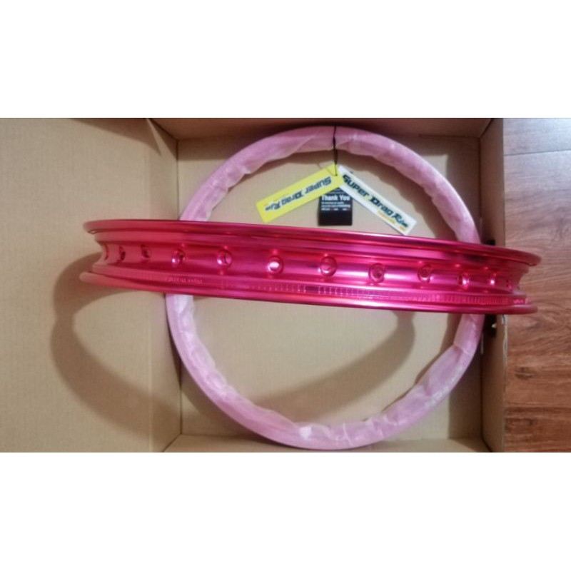 Super Drag Rim Size 1.4-17x2 36h Color Pink 