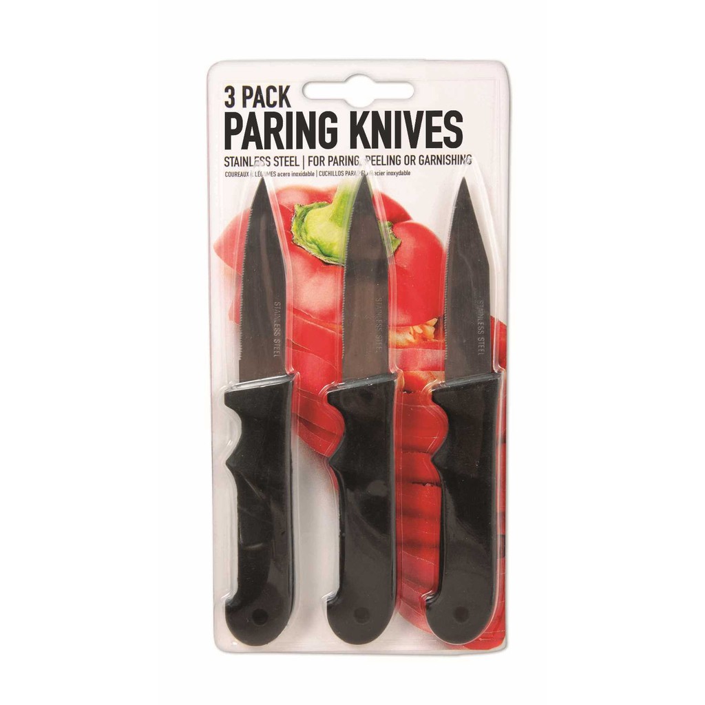 3 pieces Stainless Steel Paring Knives good quality strong and