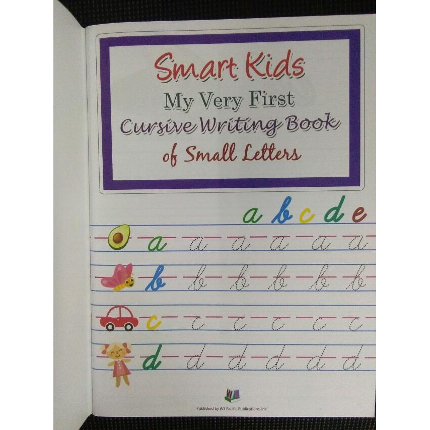 Smart Kids My Very First Cursive Writing Book | Shopee Philippines
