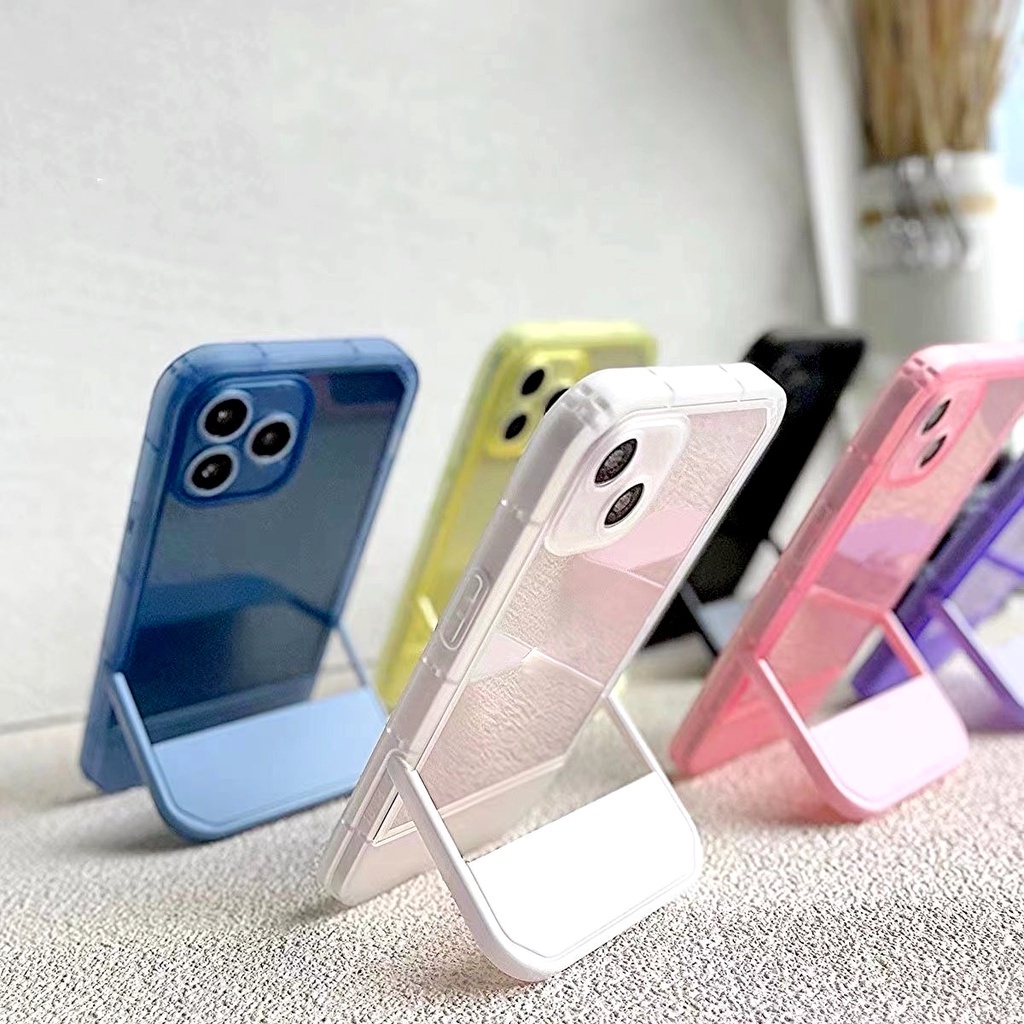 Invisible Stand Holder Clear Case Compatible For iPhone 14 13 11 12 Pro ...