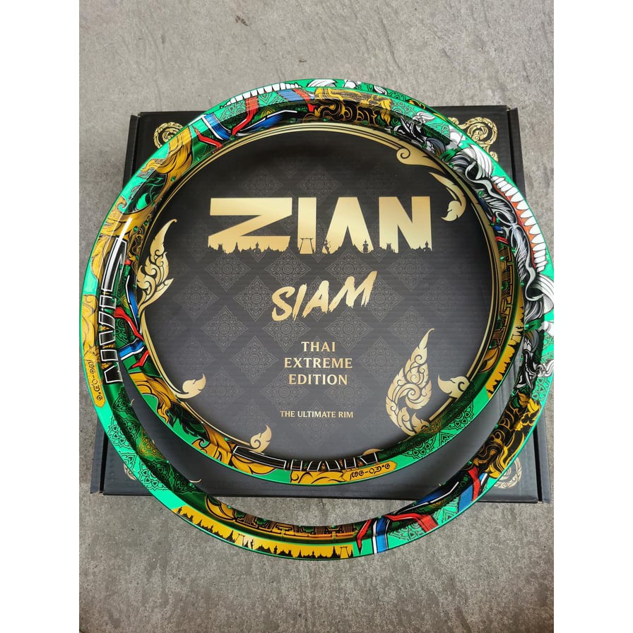ZIAN SIAM rim with printed sticker 1.40x17 set (w/ FREE t-shirt ...