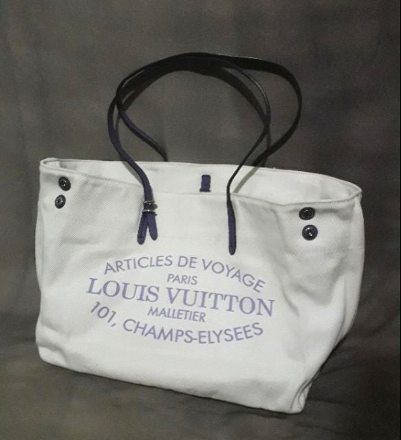 Louis Vuitton Limited Edition Articles de Voyage Cabas Denim XL at