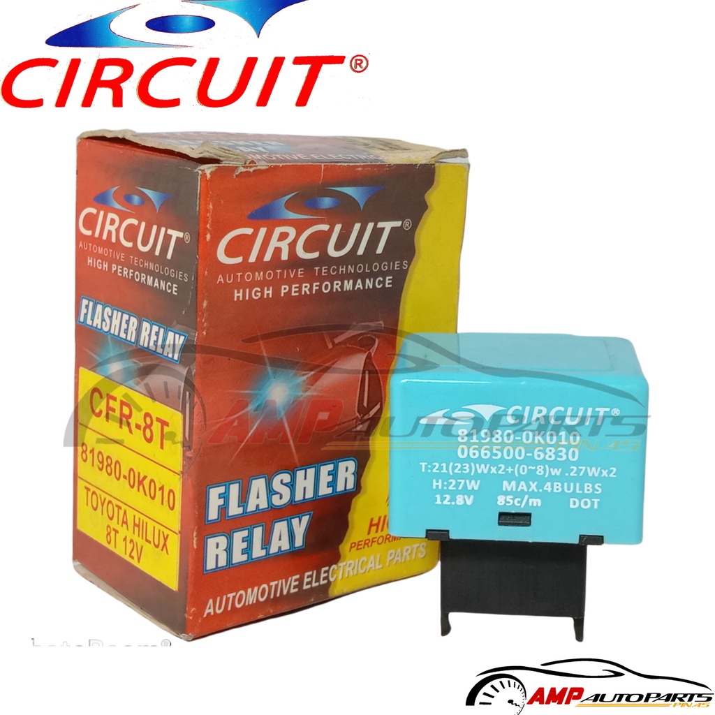 Flasher Relay For Toyota Hilux ( 8Terminal - 12Volts ) (CFR-8T ...