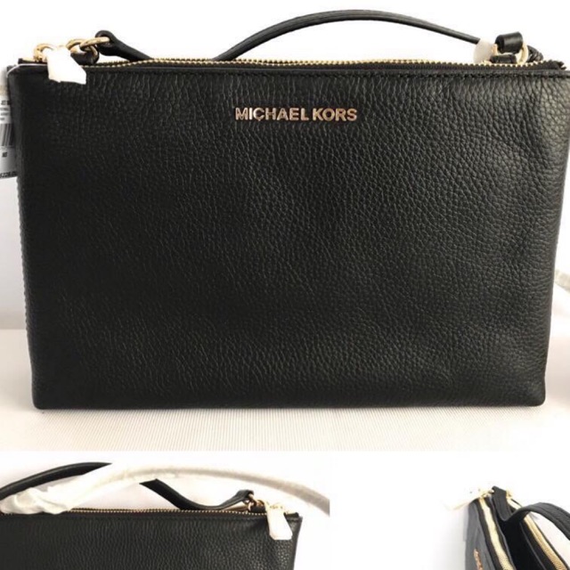 Michael kors adele hot sale double zip crossbody