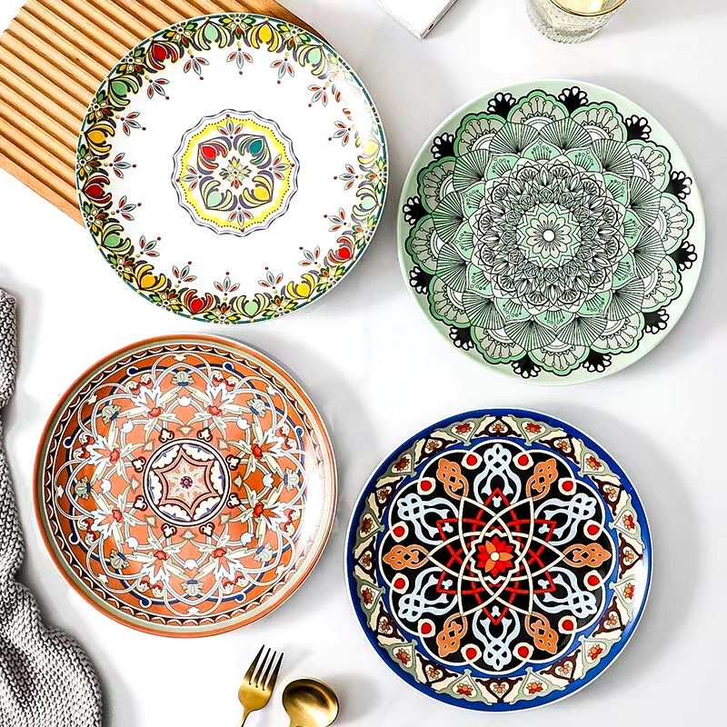 Moroccan dinnerware gift tableware ceramic kitchen dish plate set ♥ La  Seramika ♥