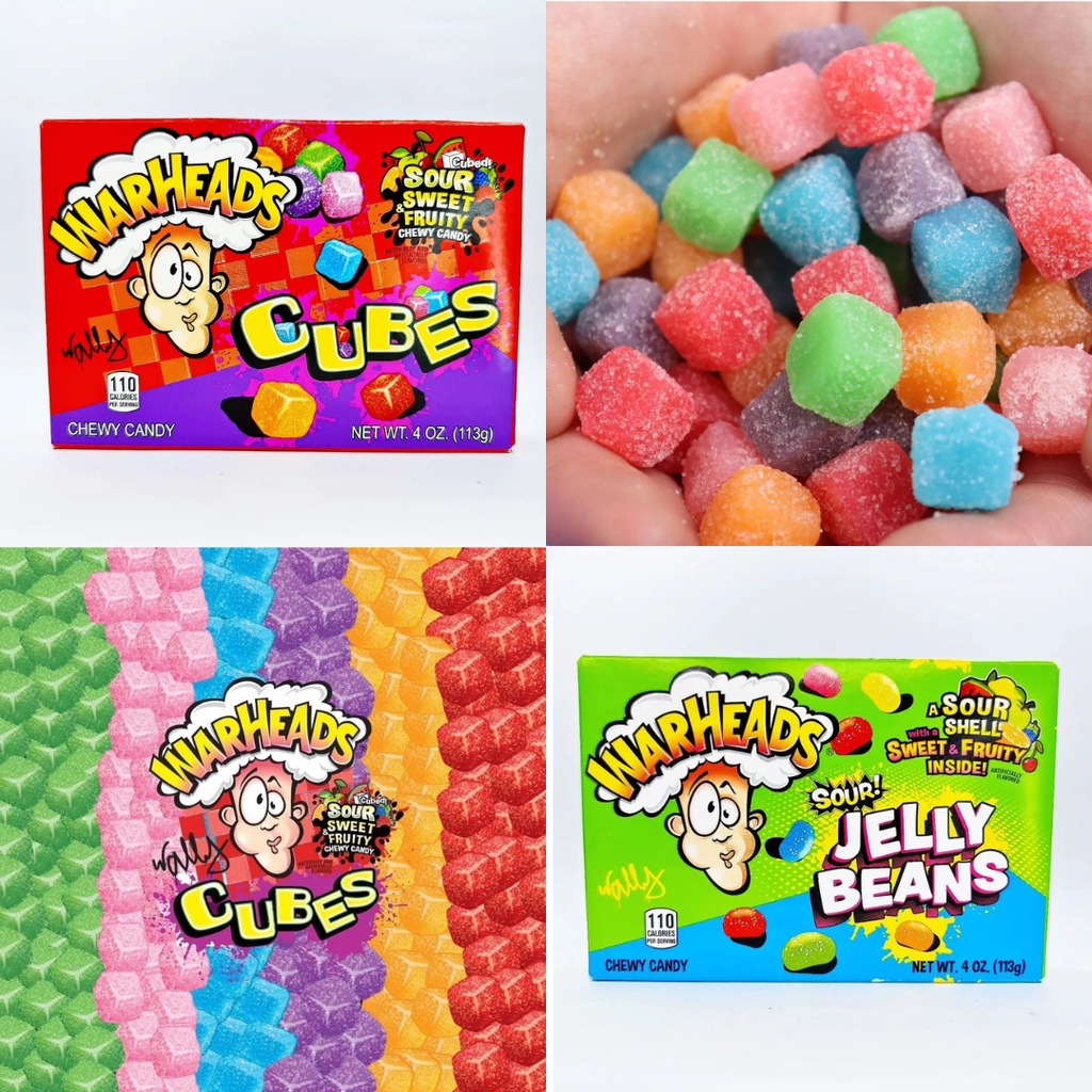 WARHEADS SOUR CHEWY CANDIES (1 BOX PER ORDER) Shopee Philippines