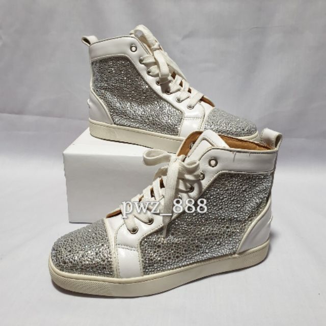 Christian louboutin hot sale sparkle sneakers