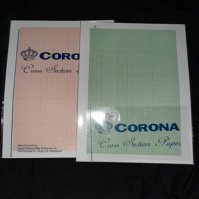 Corona Cross Section Paper (20 sheets) | Shopee Philippines