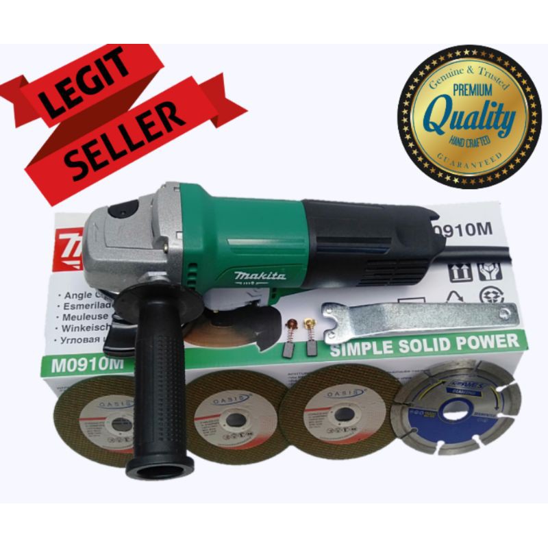 MT MAKITA ANGLE GRINDER model M0910M Shopee Philippines
