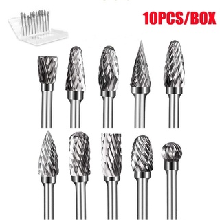 20Pc HSS Router Carbide Engraving Bits for Dremel Router Bit Set 1/8  Inch(3mm) Shank for Dremel Proxxon Rotary Tools