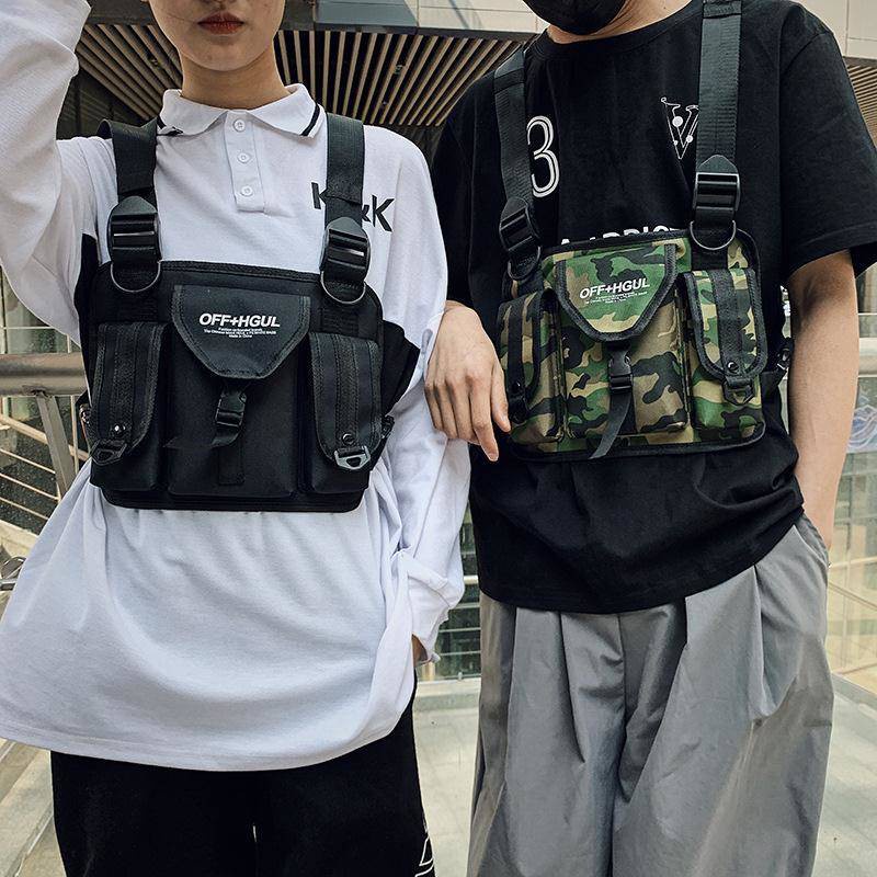 Tactical backpack ins cool hip-hop vest backpack men and women new ...