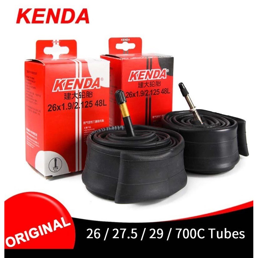 Kenda tube for MTB Original Presta and Schrader Valve Mountain Bike Interior Tire 26 27.5 29 700 Shopee Philippines