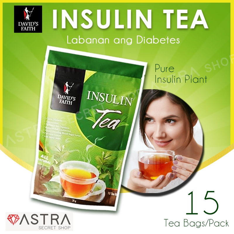 David's Faith Natural Insulin Tea 15 Tea bags Panlaban sa Diabetes 1 pack Shopee Philippines