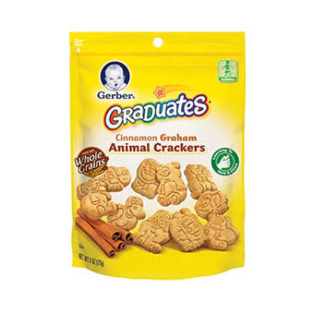 Gerber Graduates Animal Crackers Pouch, Cinnamon Graham Shopee