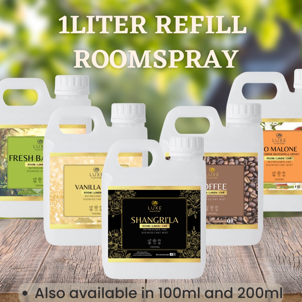 1 liter Refill Hotel Scent Fragrance Room Linen Disinfectant Spray ...