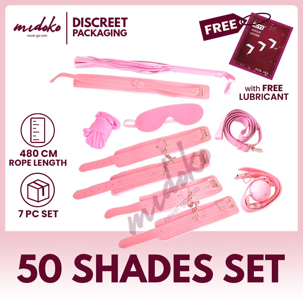 Midoko BDSM Bondage Set Adult Sex Toys for Women and Men Pink | Shopee  Philippines