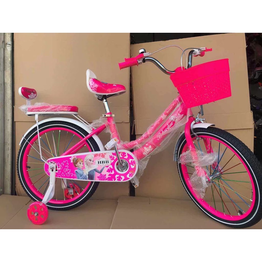 Kids Bicycle Bike Girl Frozen Training Wheel with basket 20inches 10 18years old Shopee Philippines
