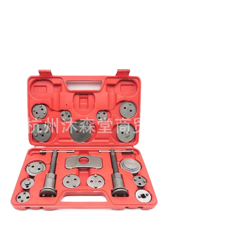 18piece disc adjustment tool set brake pad disassembly and assembly