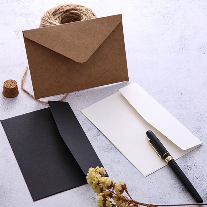Japanese Simple Vintage Kraft Envelope Little Fresh Lace Deco Writing ...
